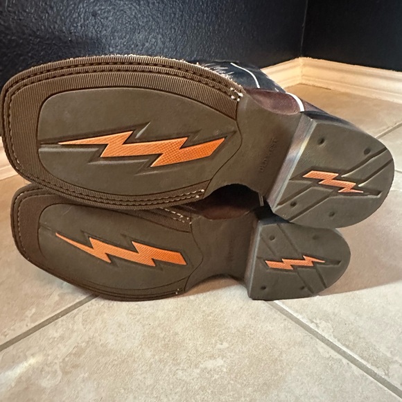 Boys Old West Leather Boots - Picture 5 of 5